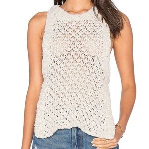 For Love and Lemons - Mulberry Knitz Tank in Oatmeal